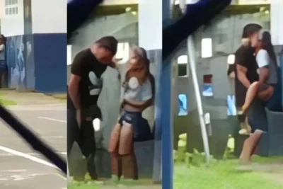 Student and teacher caught behind the school leaked thumbnail